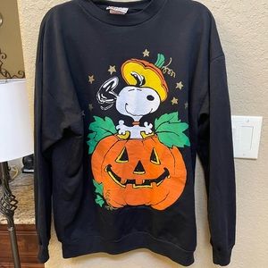 VINTAGE HALLOWEEN SNOOPY PULL OVER SIZE LG